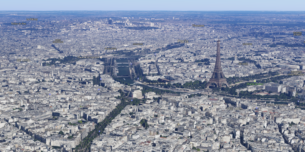 Drone paris